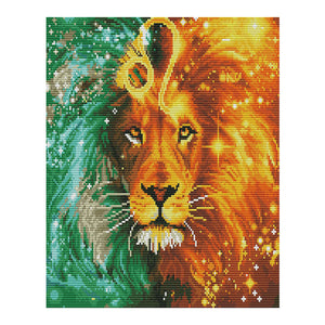 Animals 11CT Stamped Cross Stitch Kit 50x40cm(canvas)