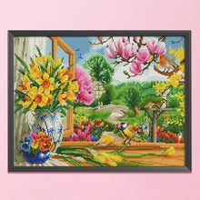 Load image into Gallery viewer, Happy Hour 11CT Stamped Cross Stitch Kit 50x40cm(canvas)
