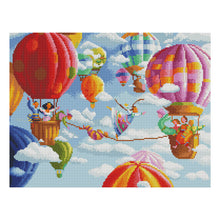 Load image into Gallery viewer, Happy Hour 11CT Stamped Cross Stitch Kit 50x40cm(canvas)
