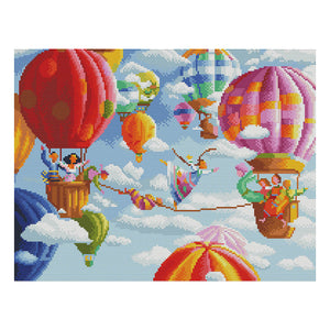 Happy Hour 11CT Stamped Cross Stitch Kit 50x40cm(canvas)