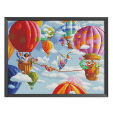 Load image into Gallery viewer, Happy Hour 11CT Stamped Cross Stitch Kit 50x40cm(canvas)
