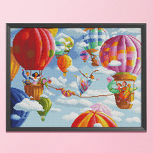 Load image into Gallery viewer, Happy Hour 11CT Stamped Cross Stitch Kit 50x40cm(canvas)
