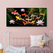 Load image into Gallery viewer, Fish Flower 100x50cm(canvas) Full Round Drill Diamond Painting

