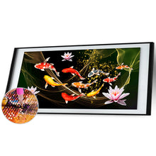 Load image into Gallery viewer, Fish Flower 100x50cm(canvas) Full Round Drill Diamond Painting
