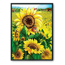 Load image into Gallery viewer, Sunflower 14CT Stamped Cross Stitch Kit 46x36cm(canvas)
