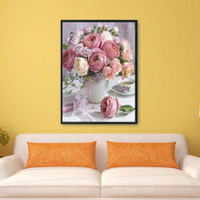 Load image into Gallery viewer, Rose 14CT Stamped Cross Stitch Kit 46x36cm(canvas)
