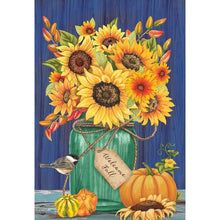 Load image into Gallery viewer, Sunflower 14CT Stamped Cross Stitch Kit 46x36cm(canvas)
