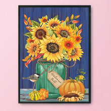 Load image into Gallery viewer, Sunflower 14CT Stamped Cross Stitch Kit 46x36cm(canvas)
