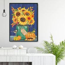 Load image into Gallery viewer, Sunflower 14CT Stamped Cross Stitch Kit 46x36cm(canvas)
