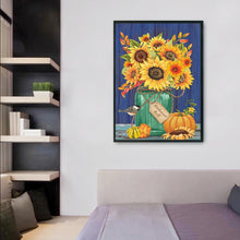 Load image into Gallery viewer, Sunflower 14CT Stamped Cross Stitch Kit 46x36cm(canvas)
