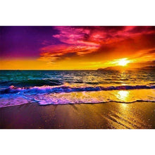 Load image into Gallery viewer, Beach Spray 11CT Stamped Cross Stitch Kit 36x46cm(canvas)
