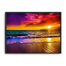 Load image into Gallery viewer, Beach Spray 11CT Stamped Cross Stitch Kit 36x46cm(canvas)
