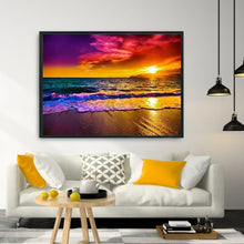 Load image into Gallery viewer, Beach Spray 11CT Stamped Cross Stitch Kit 36x46cm(canvas)
