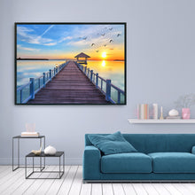 Load image into Gallery viewer, Sea Path 11CT Stamped Cross Stitch Kit 36x46cm(canvas)
