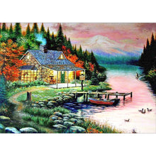 Load image into Gallery viewer, Green Town 11CT Stamped Cross Stitch Kit 36x46cm(canvas)
