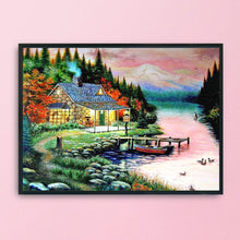 Load image into Gallery viewer, Green Town 11CT Stamped Cross Stitch Kit 36x46cm(canvas)
