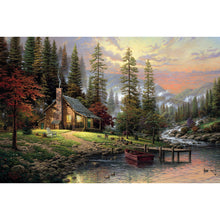 Load image into Gallery viewer, Quiet River 11CT Stamped Cross Stitch Kit 36x46cm(canvas)
