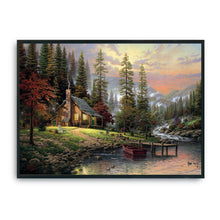 Load image into Gallery viewer, Quiet River 11CT Stamped Cross Stitch Kit 36x46cm(canvas)
