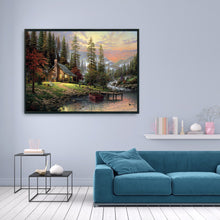 Load image into Gallery viewer, Quiet River 11CT Stamped Cross Stitch Kit 36x46cm(canvas)
