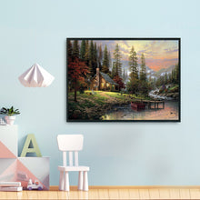 Load image into Gallery viewer, Quiet River 11CT Stamped Cross Stitch Kit 36x46cm(canvas)
