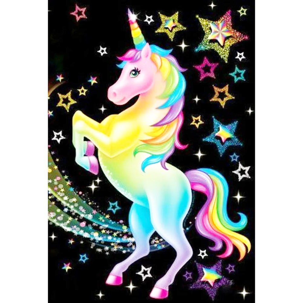 Unicorn 14CT Stamped Cross Stitch Kit 46x36cm(canvas)