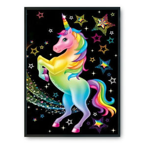 Unicorn 14CT Stamped Cross Stitch Kit 46x36cm(canvas)