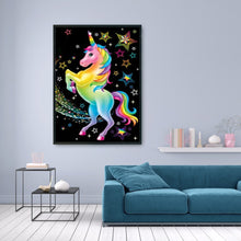 Load image into Gallery viewer, Unicorn 14CT Stamped Cross Stitch Kit 46x36cm(canvas)
