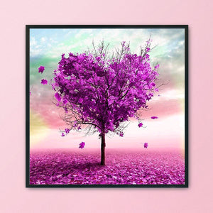 Love Tree 11CT Stamped Cross Stitch Kit 40x40cm(canvas)