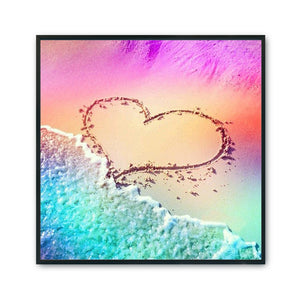 Sea Love 11CT Stamped Cross Stitch Kit 40x40cm(canvas)