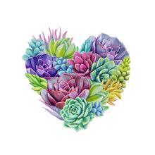 Load image into Gallery viewer, Succulent 11CT Stamped Cross Stitch Kit 40x40cm(canvas)
