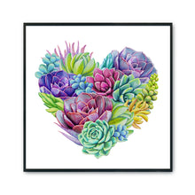 Load image into Gallery viewer, Succulent 11CT Stamped Cross Stitch Kit 40x40cm(canvas)
