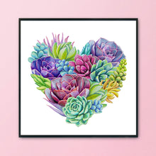 Load image into Gallery viewer, Succulent 11CT Stamped Cross Stitch Kit 40x40cm(canvas)
