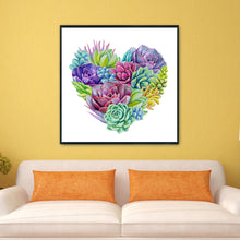 Load image into Gallery viewer, Succulent 11CT Stamped Cross Stitch Kit 40x40cm(canvas)
