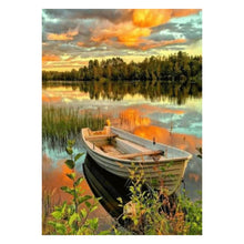 Load image into Gallery viewer, Boat 11CT Stamped Cross Stitch Kit 40x50cm(canvas)
