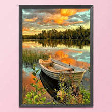 Load image into Gallery viewer, Boat 11CT Stamped Cross Stitch Kit 40x50cm(canvas)
