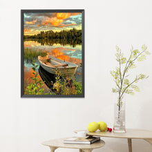 Load image into Gallery viewer, Boat 11CT Stamped Cross Stitch Kit 40x50cm(canvas)
