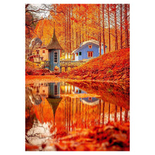 Load image into Gallery viewer, Autumn 11CT Stamped Cross Stitch Kit 40x50cm(canvas)
