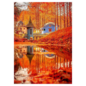 Autumn 11CT Stamped Cross Stitch Kit 40x50cm(canvas)