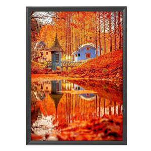 Autumn 11CT Stamped Cross Stitch Kit 40x50cm(canvas)