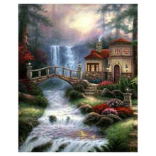 Load image into Gallery viewer, Waterfall 11CT Stamped Cross Stitch Kit 40x50cm(canvas)
