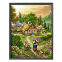 Load image into Gallery viewer, Women 11CT Stamped Cross Stitch Kit 40x50cm(canvas)
