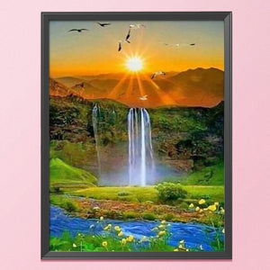 Scenery 11CT Stamped Cross Stitch Kit 40x50cm(canvas)