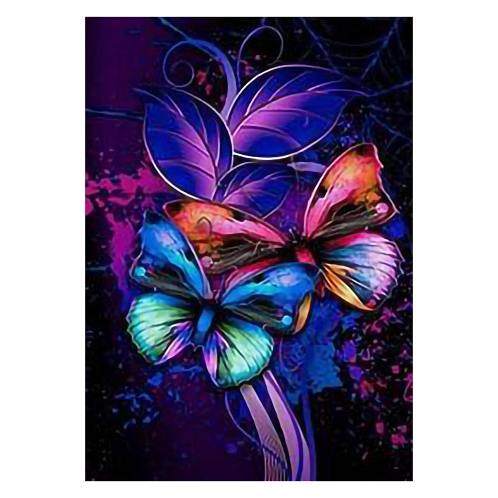 Butterfly 11CT Stamped Cross Stitch Kit 40x50cm(canvas)