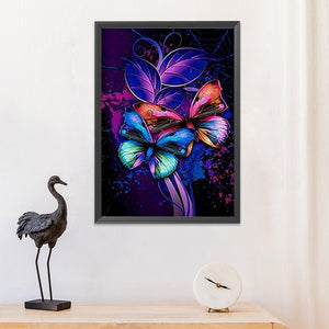 Butterfly 11CT Stamped Cross Stitch Kit 40x50cm(canvas)