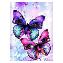 Load image into Gallery viewer, Butterfly 11CT Stamped Cross Stitch Kit 40x50cm(canvas)
