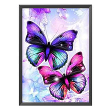 Load image into Gallery viewer, Butterfly 11CT Stamped Cross Stitch Kit 40x50cm(canvas)
