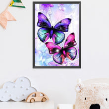 Load image into Gallery viewer, Butterfly 11CT Stamped Cross Stitch Kit 40x50cm(canvas)
