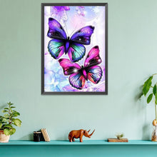 Load image into Gallery viewer, Butterfly 11CT Stamped Cross Stitch Kit 40x50cm(canvas)
