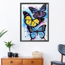 Load image into Gallery viewer, Butterfly 11CT Stamped Cross Stitch Kit 40x50cm(canvas)
