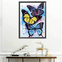 Load image into Gallery viewer, Butterfly 11CT Stamped Cross Stitch Kit 40x50cm(canvas)
